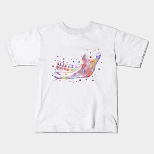 Human mandible, human jaw Kids T-Shirt